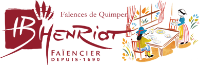 Faiences de Quimper HB-Henriot Faiencier depuis 1690